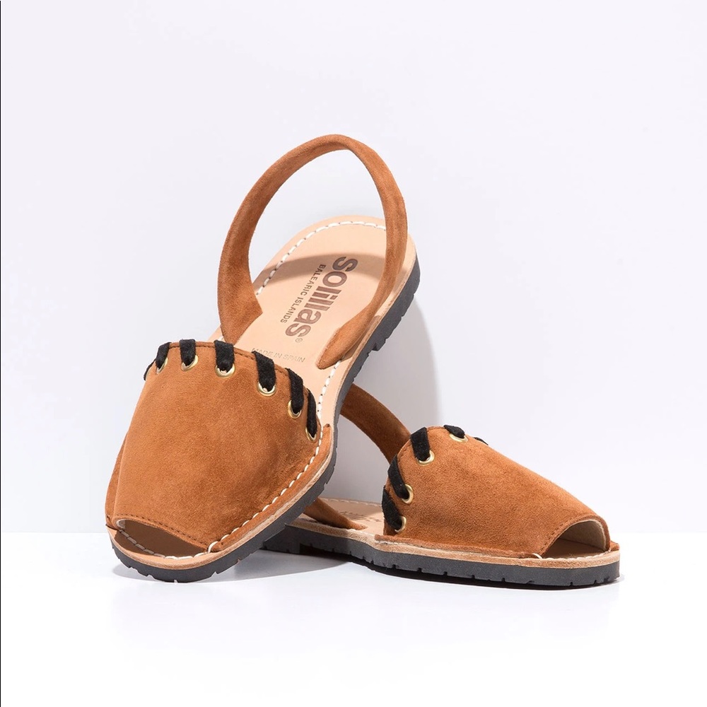 Sollilas Menorcan Sandals—Vaquero Tan Whipstitch